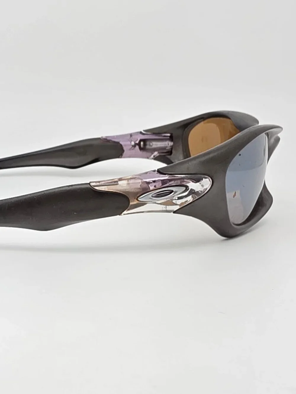 Oakley 03-878 Valve 1.0 Bronze Frame Titanium Iridium Polarized Lens Sunglasses